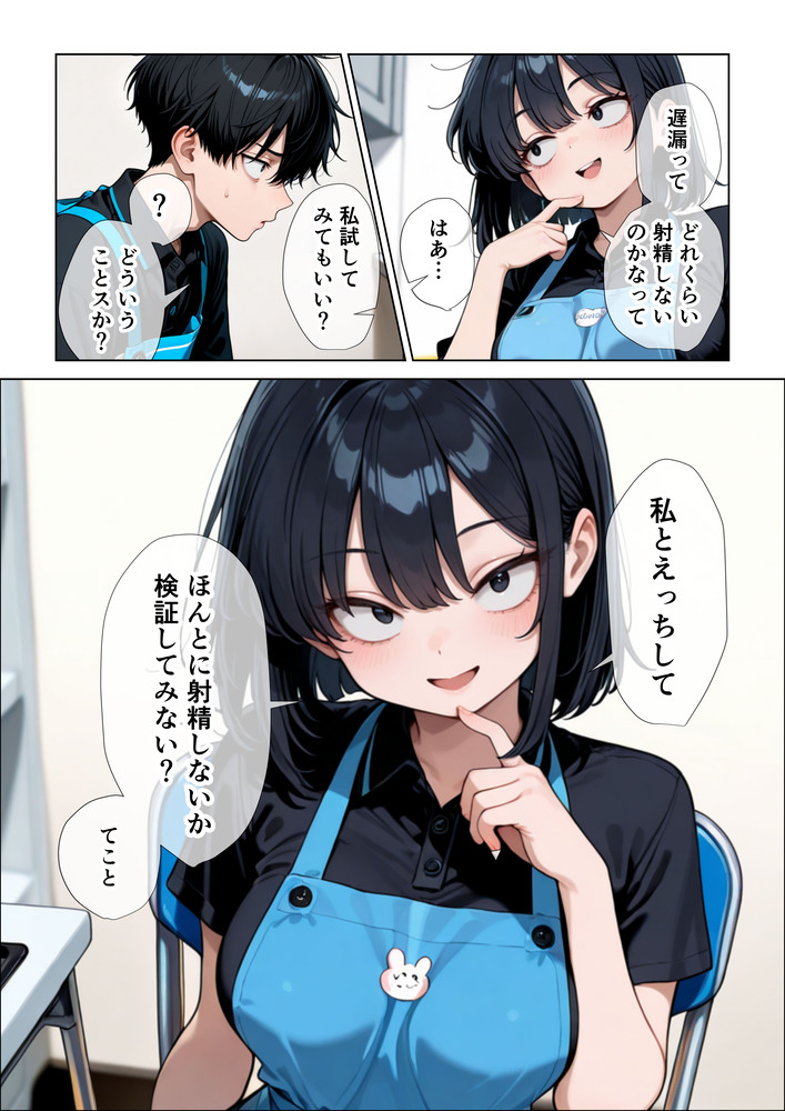 【エロマンガ】何度イッテも終わらない先輩とのセックスが最高過ぎるwww