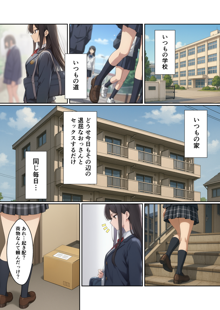 【エロマンガ】生まれ変わったら女の子…あなたら何をしてますか？