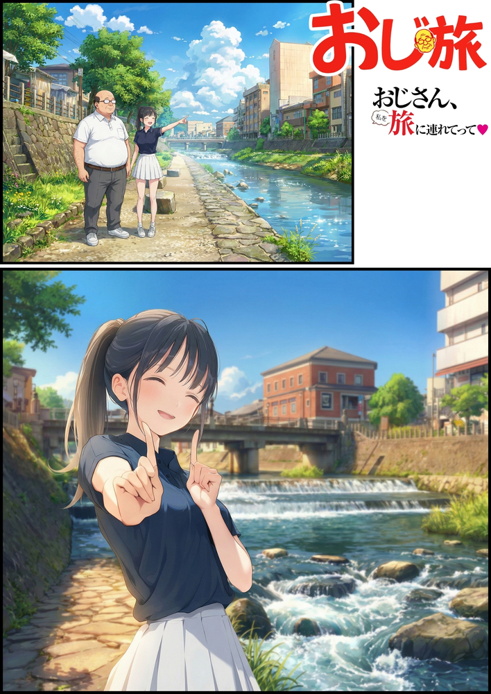 【エロマンガ】観光しながらのいちゃらぶセックス…こんな旅がしてみたいwww