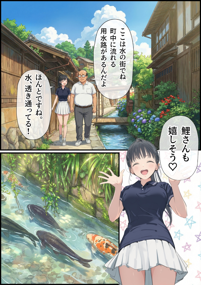 【エロマンガ】観光しながらのいちゃらぶセックス…こんな旅がしてみたいwww