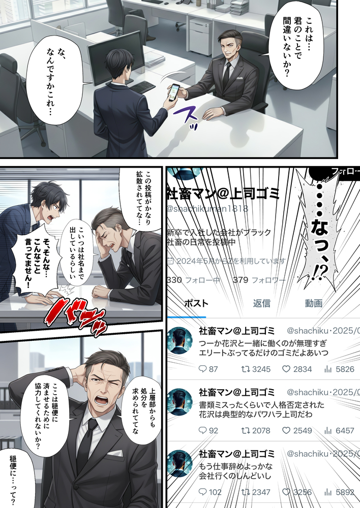 【エロマンガ】夫の知らない妻の本当の姿…承認欲求高めな人妻さんが裏垢男子とハメ撮り性交