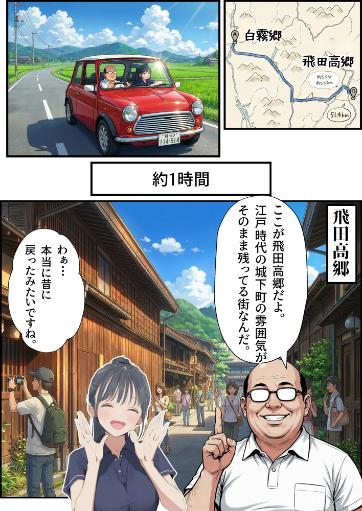 【エロマンガ】観光しながらのいちゃらぶセックス…こんな旅がしてみたいwww