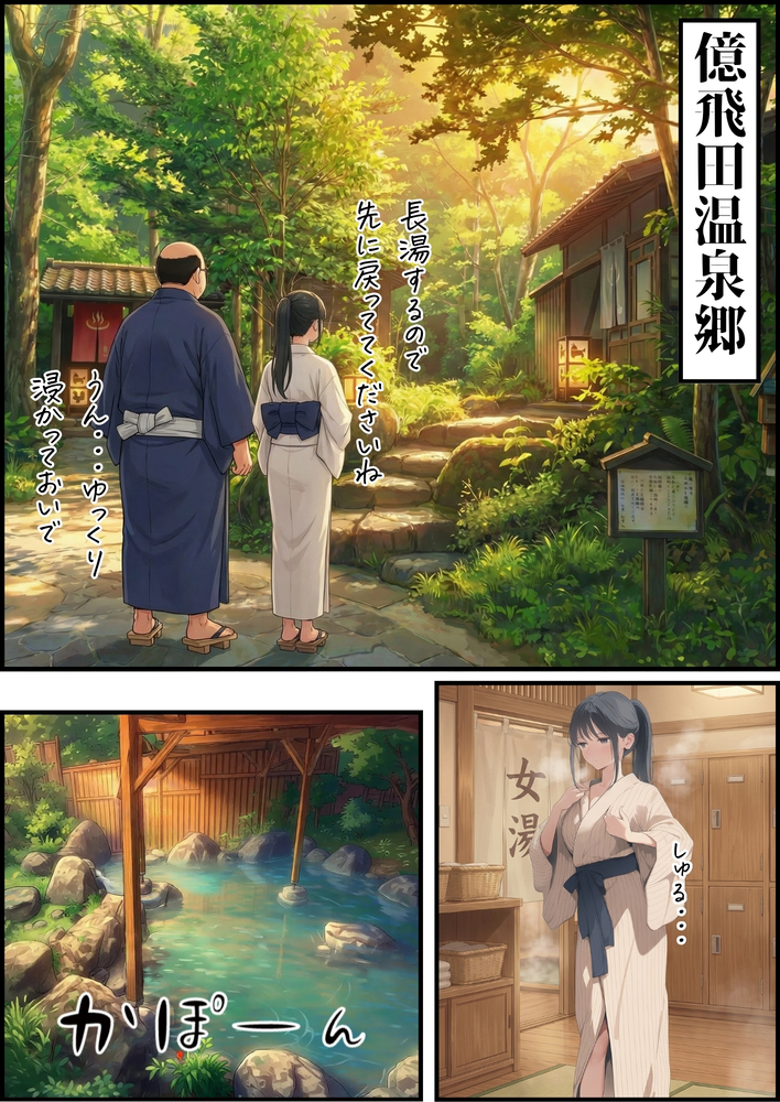 【エロマンガ】観光しながらのいちゃらぶセックス…こんな旅がしてみたいwww