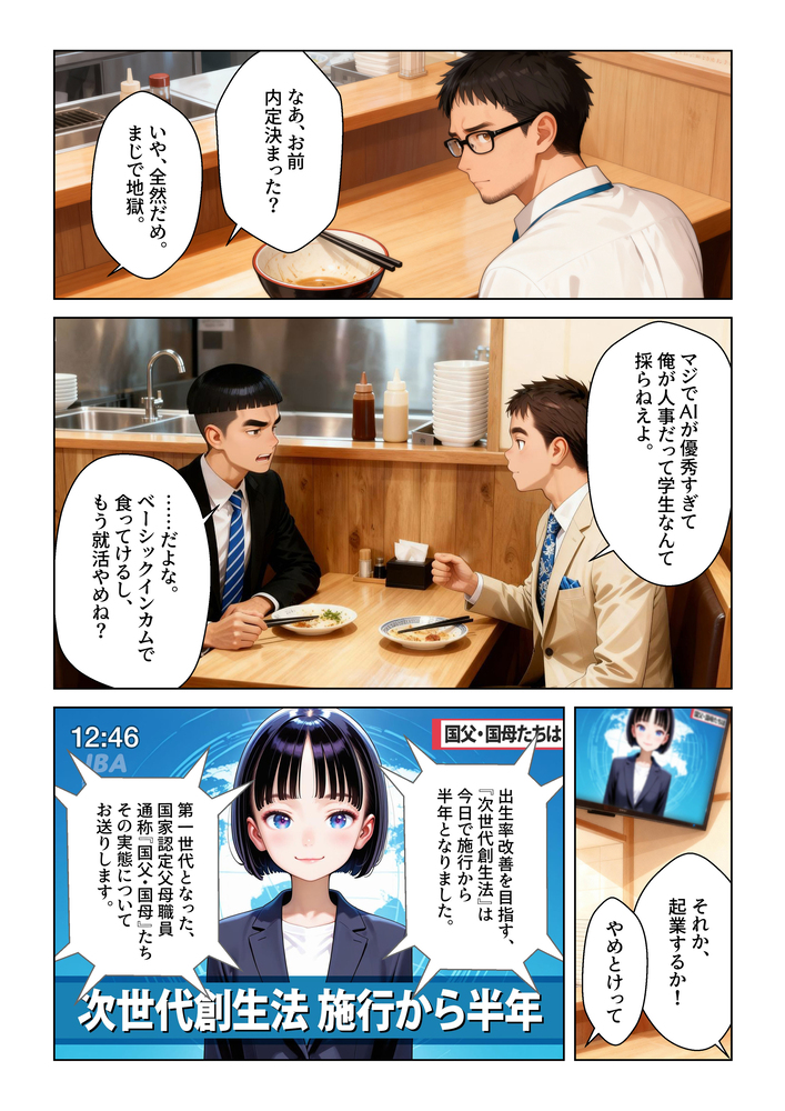 【エロ漫画】国家と美女たちに求められ続ける快楽と狂乱の日々に興奮が収まらない！