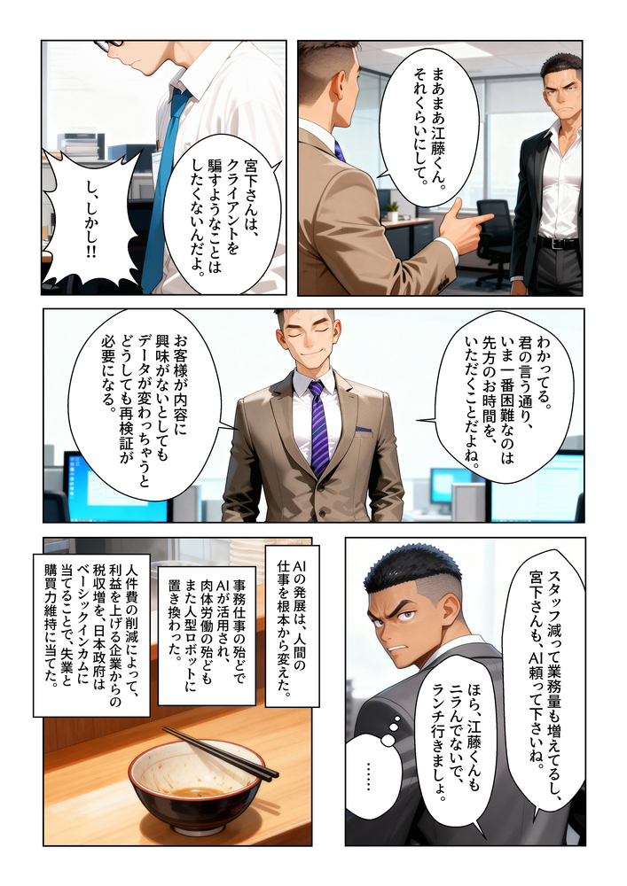 【エロ漫画】国家と美女たちに求められ続ける快楽と狂乱の日々に興奮が収まらない！
