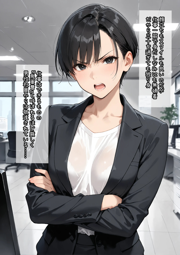 【エロ漫画】「先輩って胸小さいけど、乳首敏感なんですねw」仕事終わりの飲み会からのお持ち帰り…日頃の憂さ晴らしの生中出しセックスがヤバい！