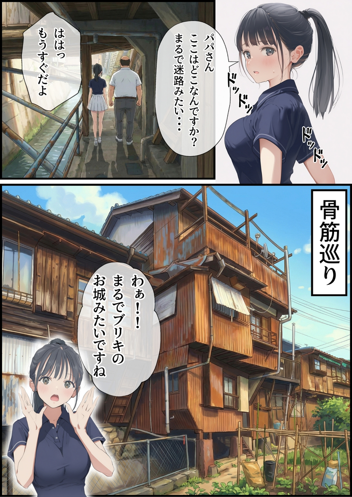 【エロマンガ】観光しながらのいちゃらぶセックス…こんな旅がしてみたいwww