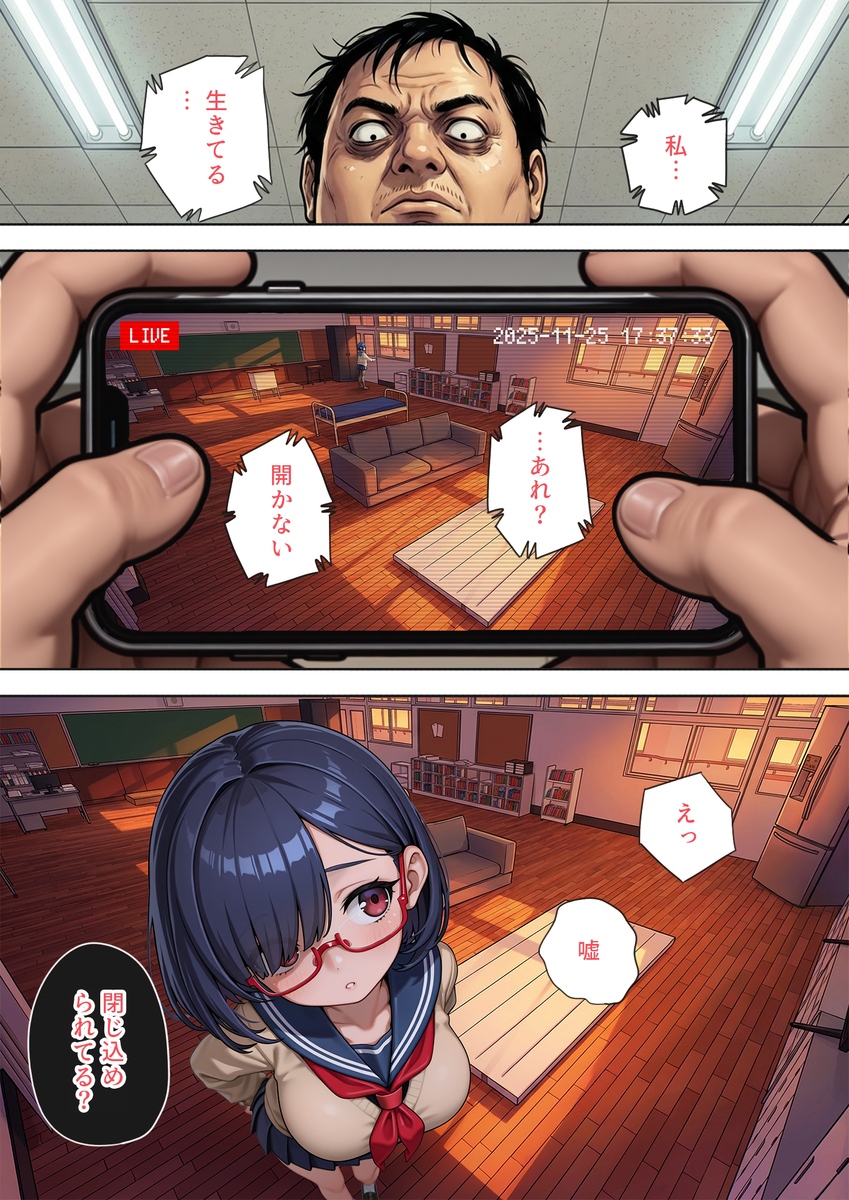 【エロマンガ】人生終わろうとしていた女の子がおっさん達の性処理係になることに…