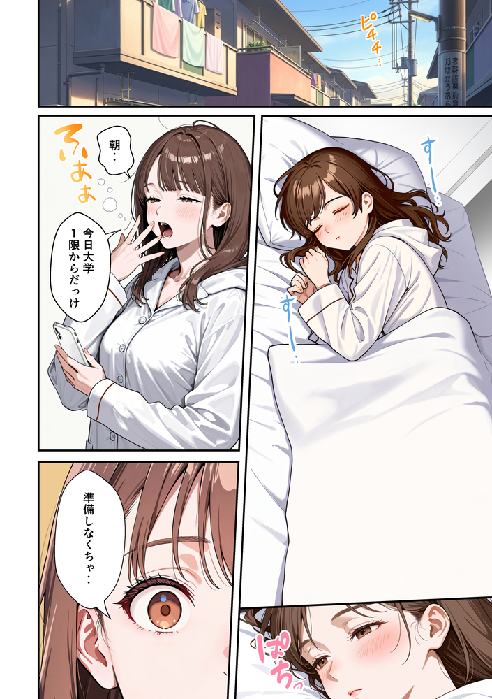 【エロマンガ】承認欲求強めの女子大生がSNSにちょっとエッチな画像を載せた結果…