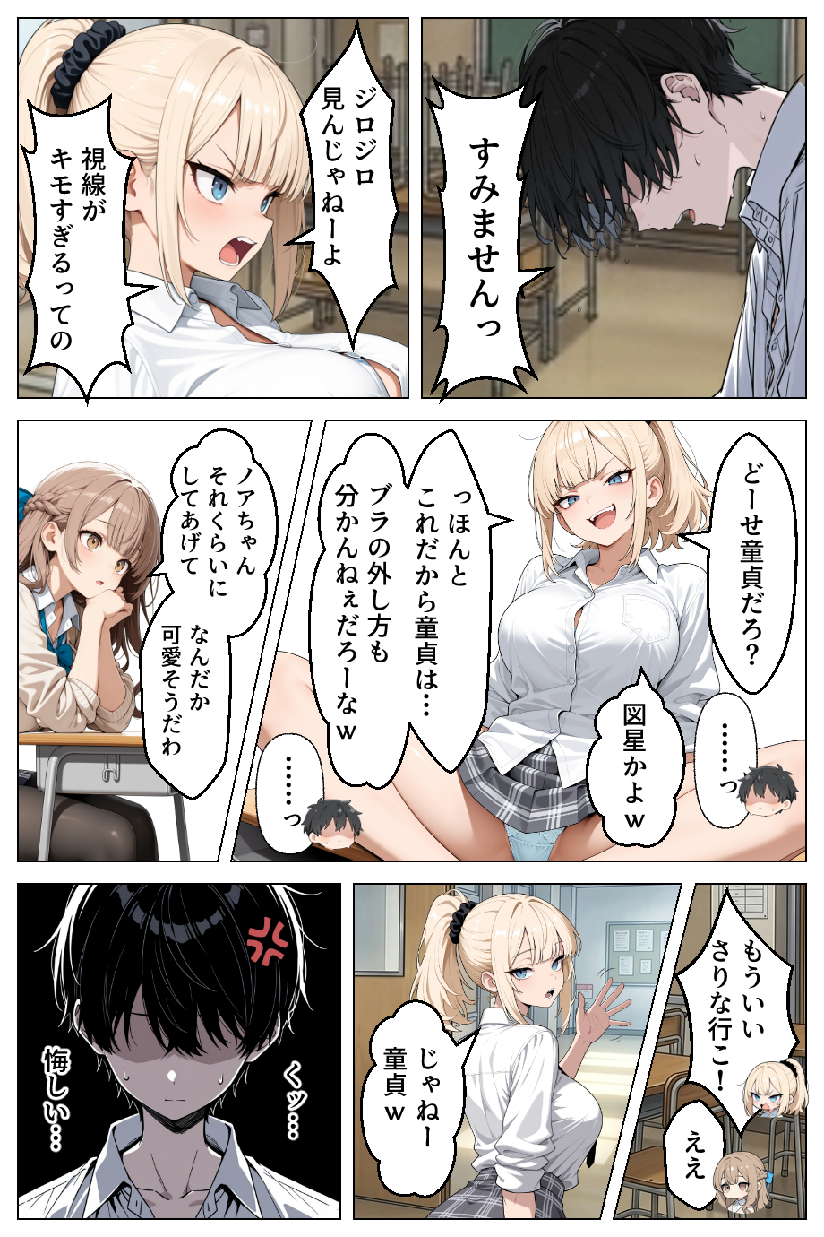 【エロ漫画】夢はハーレム3P！噂のノートに自分の願望を書きまくった結果www