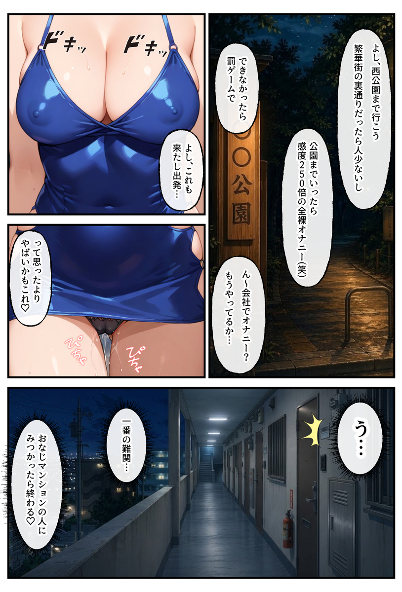 【えろまんが】ムラムラが止まらなくなったOLさん…ついに露出を覚えてしまい…