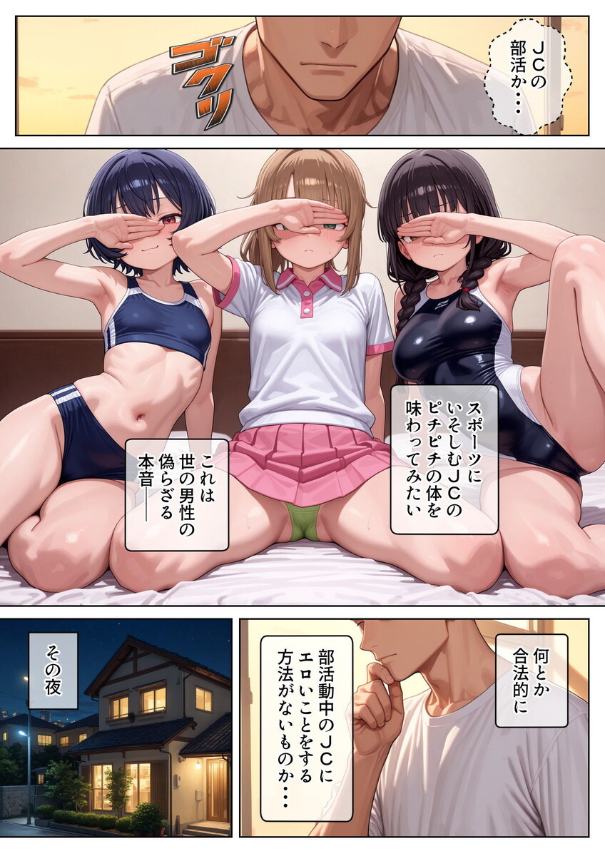 【エロ漫画】健康的な女の子達にエッチな検査をはじめる男…ヤリタイ放題の検査が羨ましすぎるwww