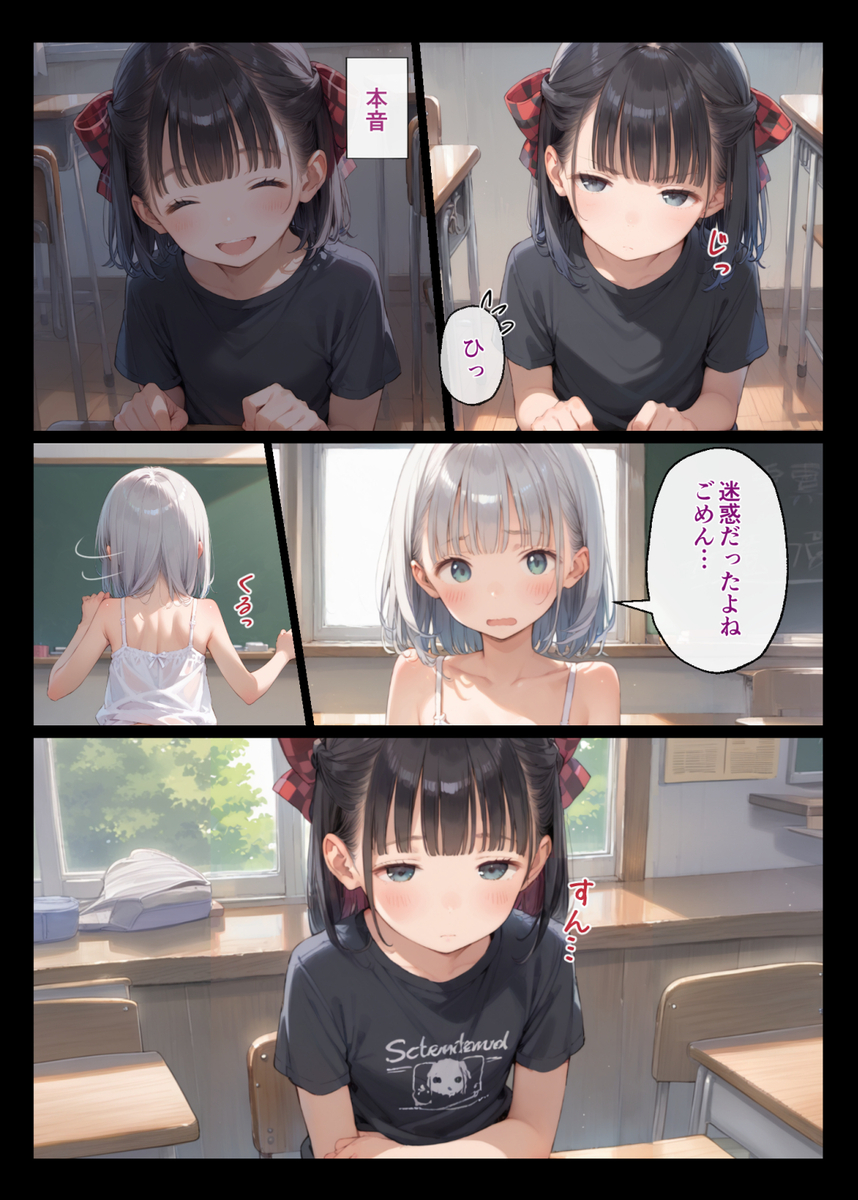 【えろまんが】動画再生数を増やす為にエッチな配信をするちっぱい女の子