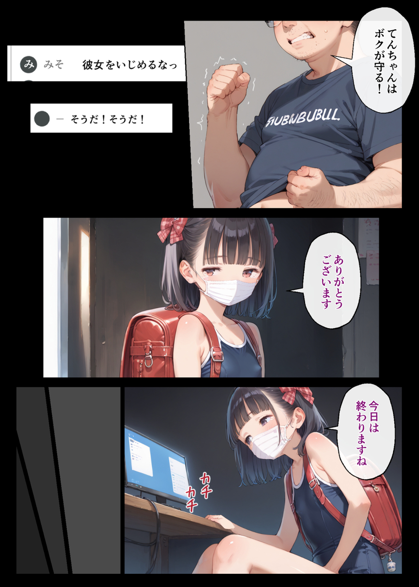 【えろまんが】動画再生数を増やす為にエッチな配信をするちっぱい女の子
