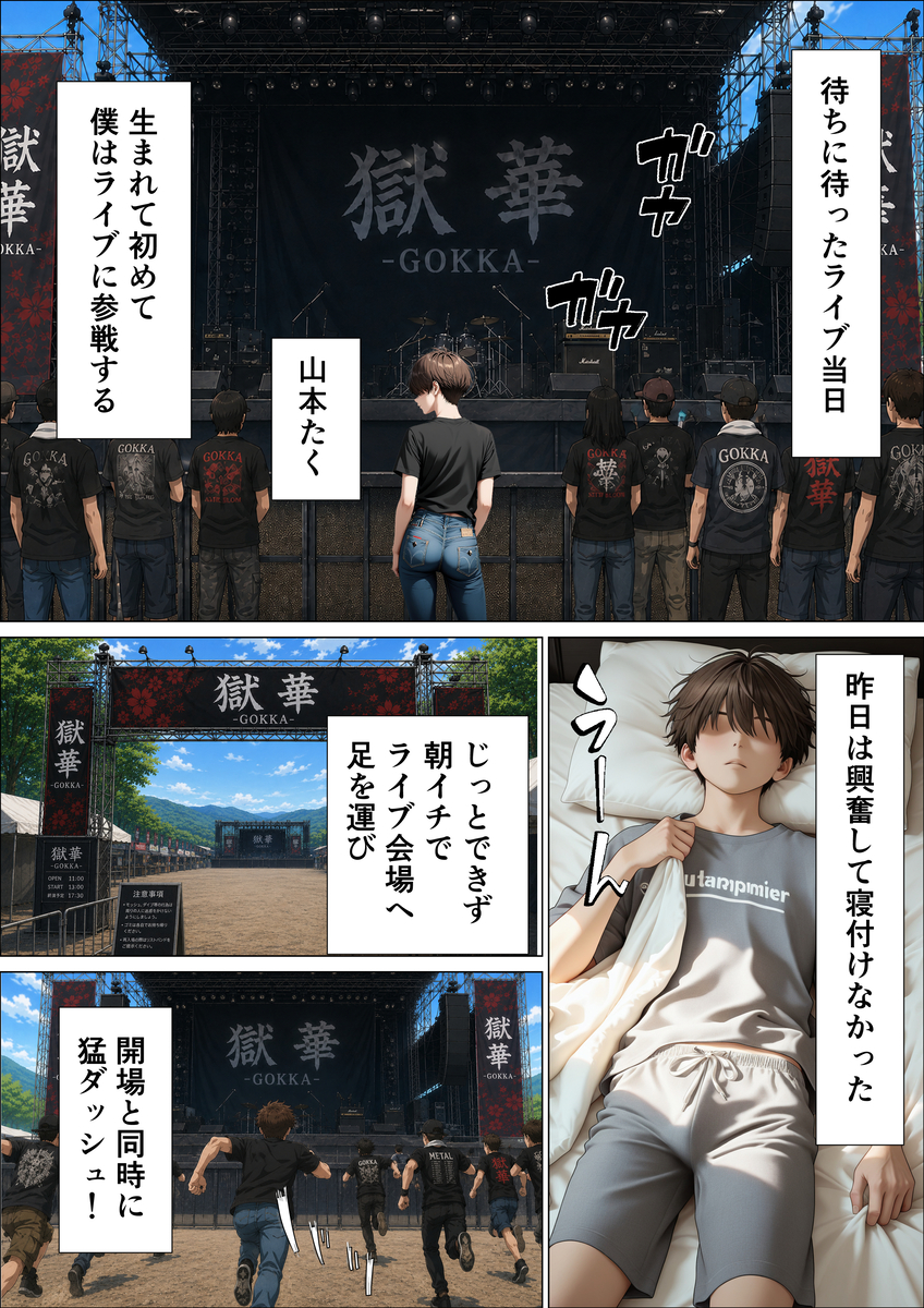 【えろまんが】バンド系ギャルとのイチャラブセックスが最高すぎるwww