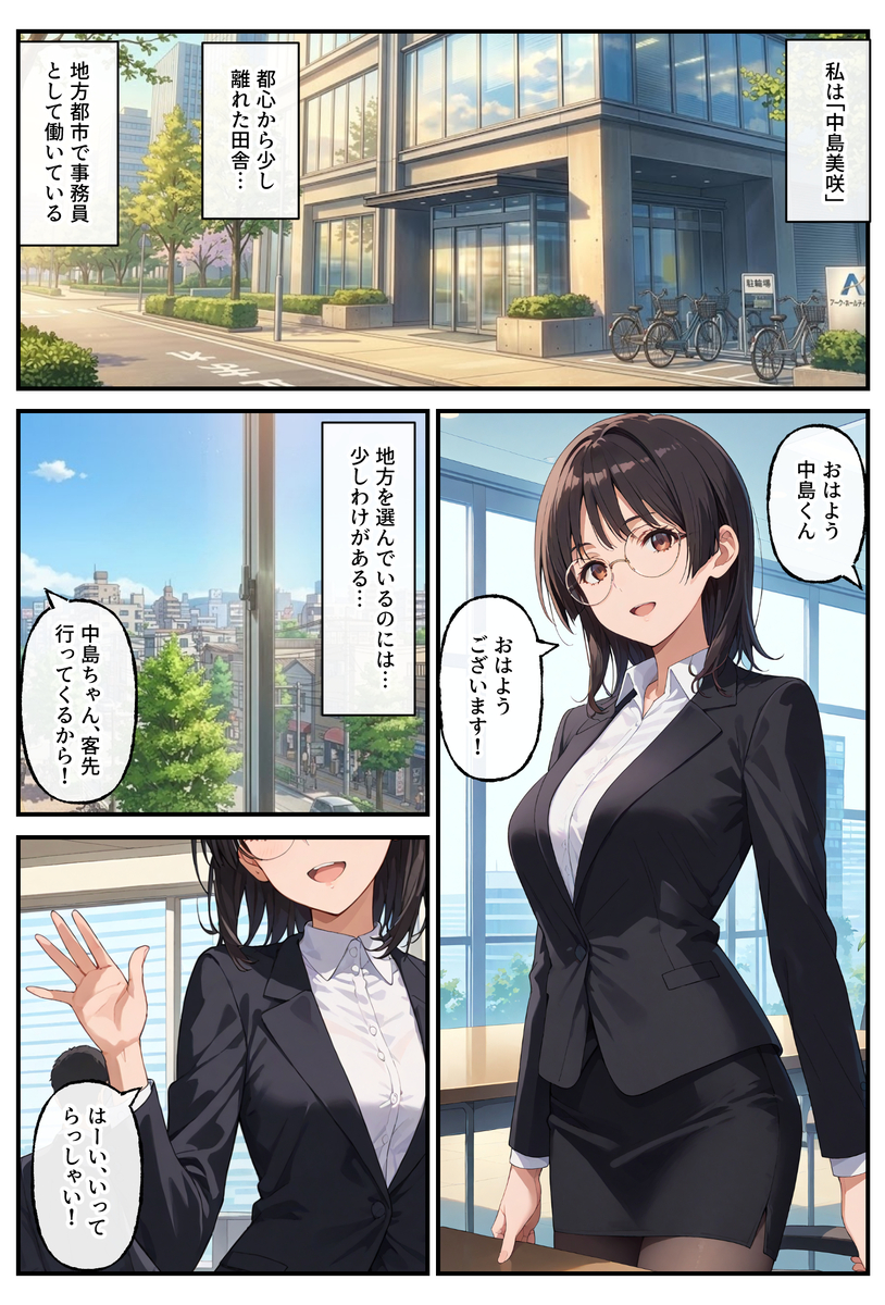 【えろまんが】ムラムラが止まらなくなったOLさん…ついに露出を覚えてしまい…