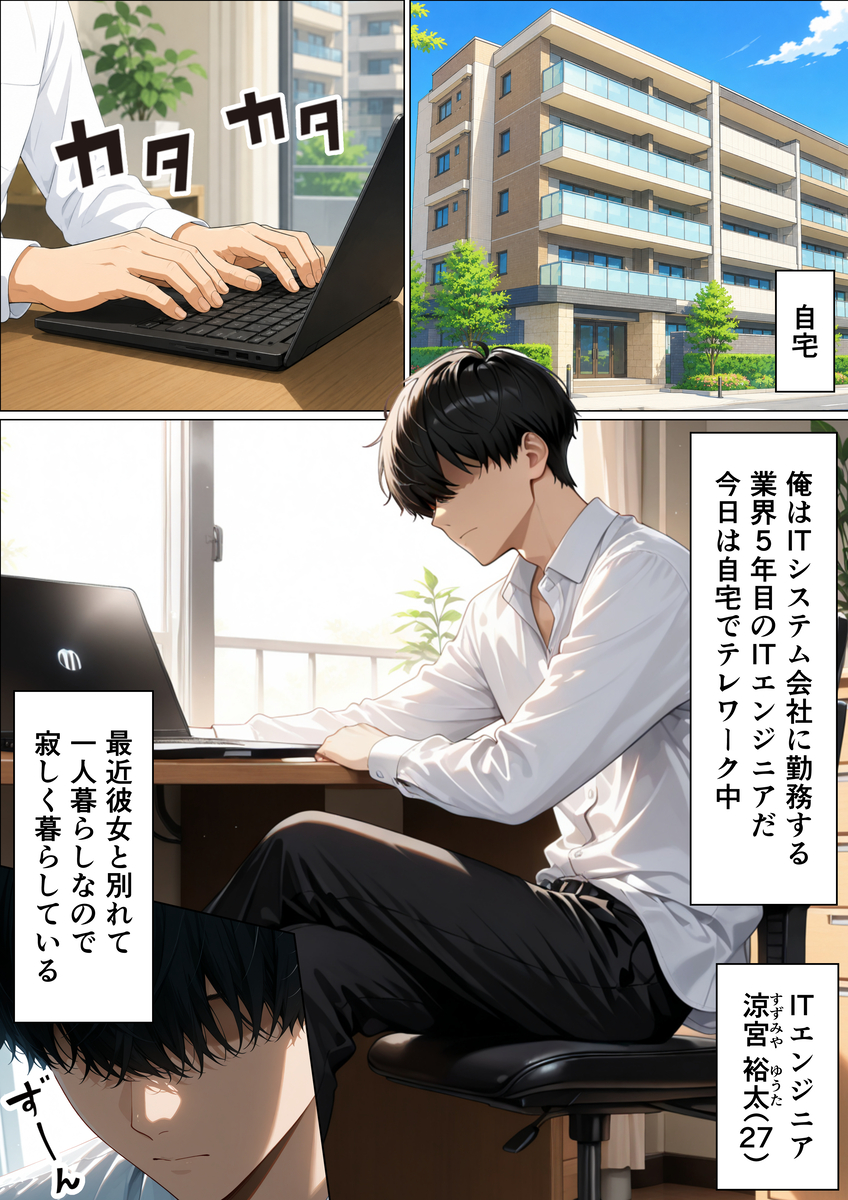 【えろまんが】愛と快感がぶつかり合う近親相姦セックスがエチエチすぎるwww
