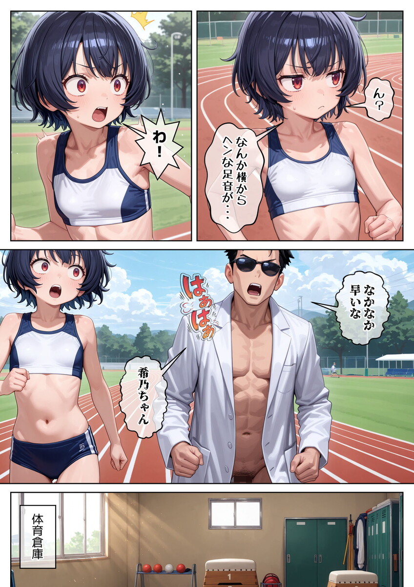 【エロ漫画】健康的な女の子達にエッチな検査をはじめる男…ヤリタイ放題の検査が羨ましすぎるwww