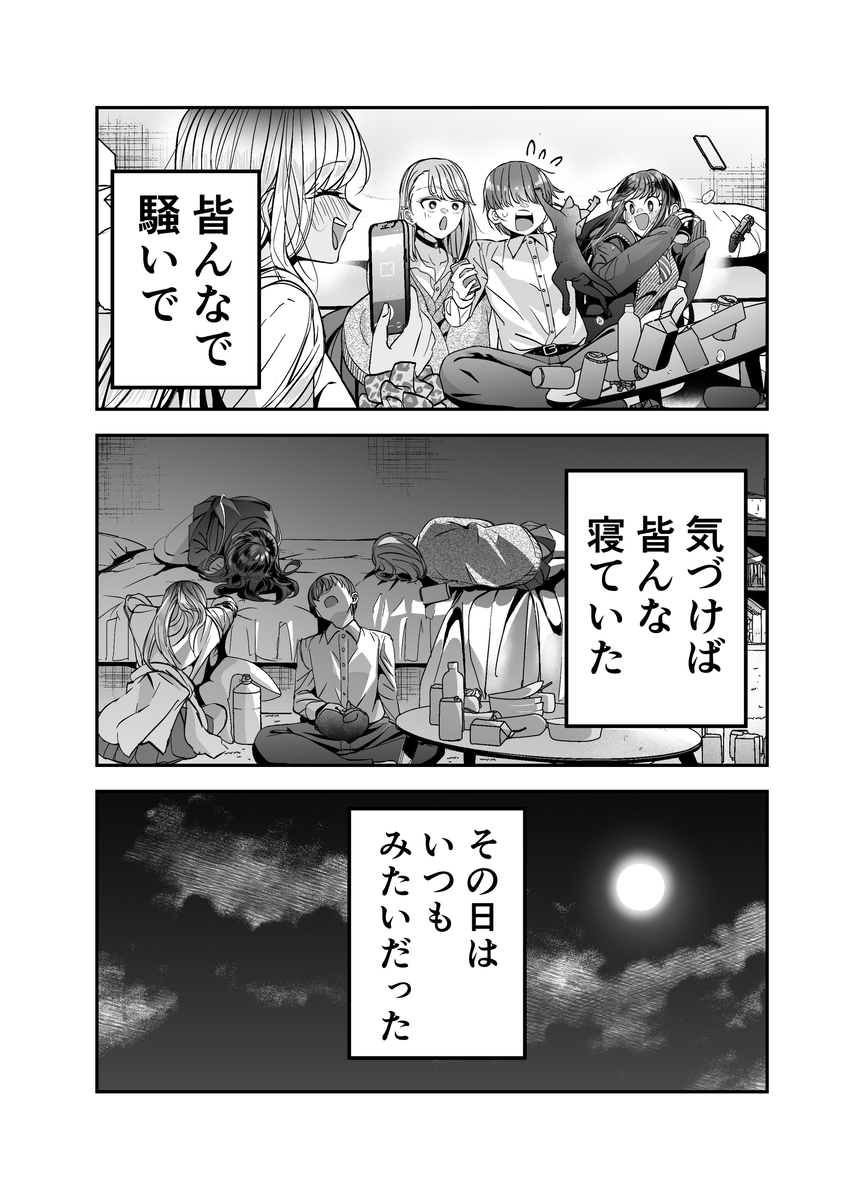 【えろまんが】仲良くなった陽キャギャル達との性生活を楽しむ陰キャくん
