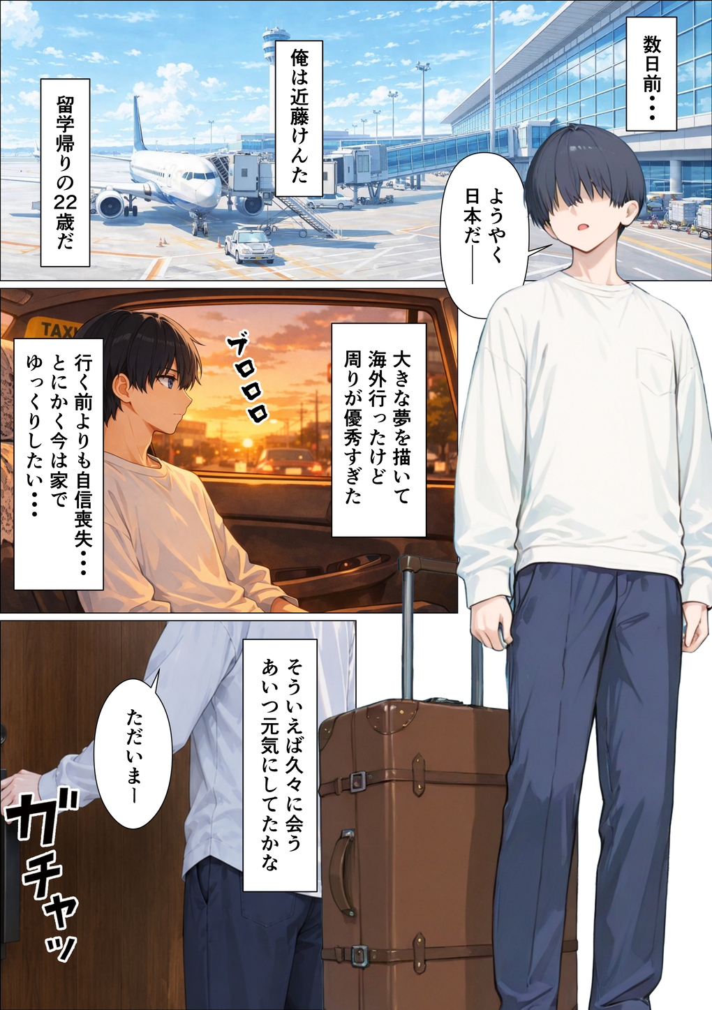 【エロ漫画】自信喪失した兄が小悪魔ギャル妹の過激な「射精管理」と禁断の愛に翻弄され理性崩壊！