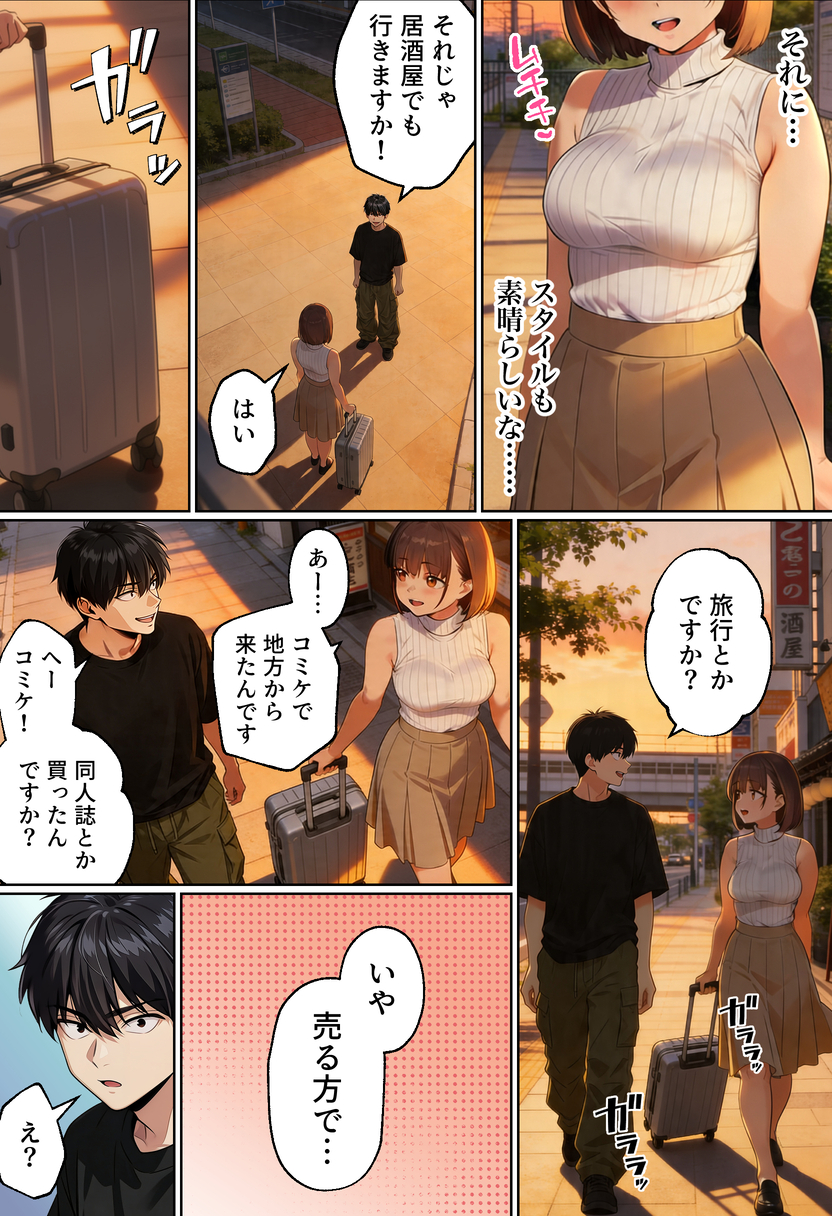 【えろまんが】エチエチすぎるマチアプ体験が羨ましすぎる！