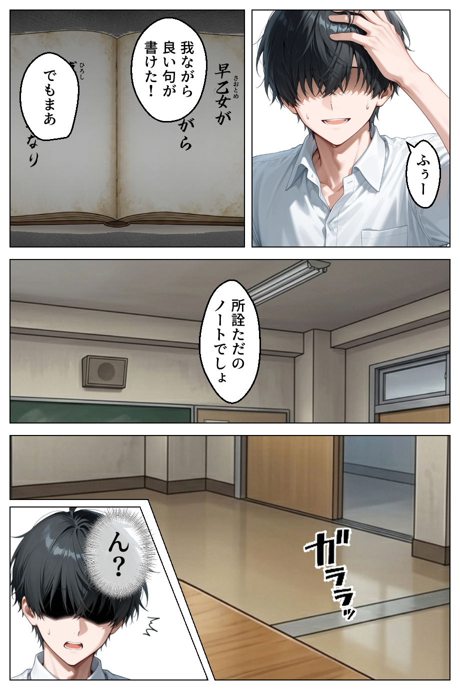 【エロ漫画】夢はハーレム3P！噂のノートに自分の願望を書きまくった結果www