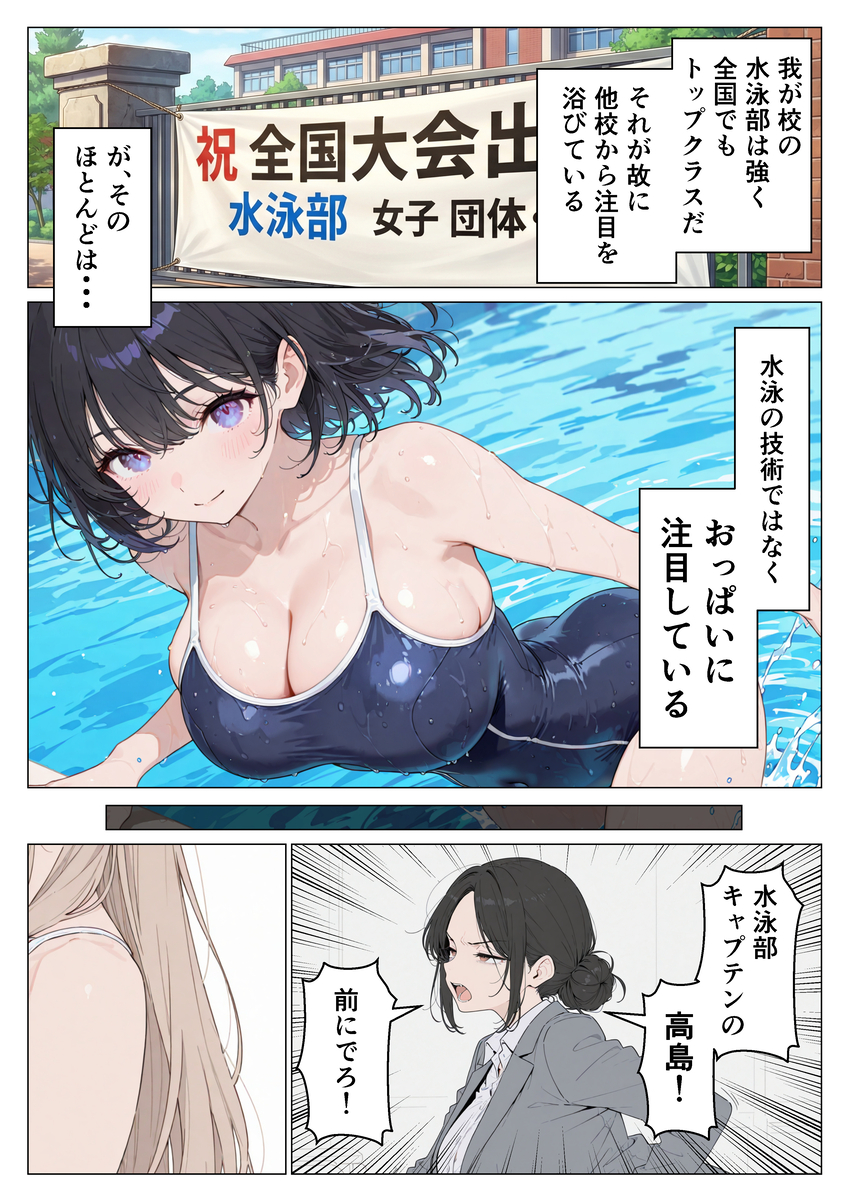 【エロマンガ】某体育会の合宿では女の子達の性処理係も必要なようで…