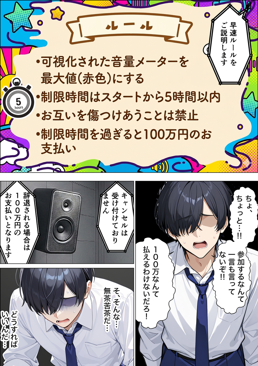 【えろまんが】エッチなゲームをクリアするために爆乳おっぱいにむしゃぶりつく童貞くん