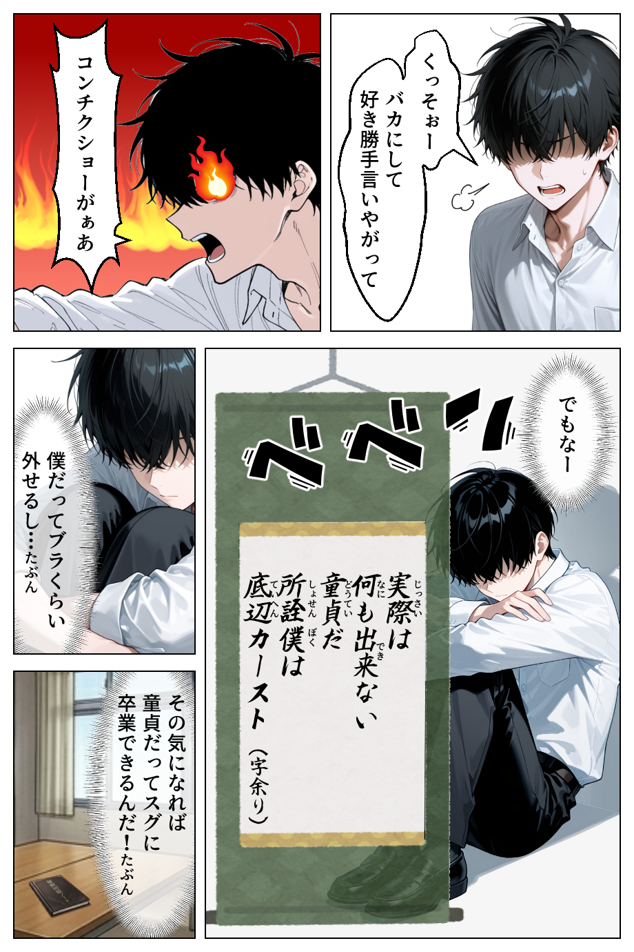 【エロ漫画】夢はハーレム3P！噂のノートに自分の願望を書きまくった結果www
