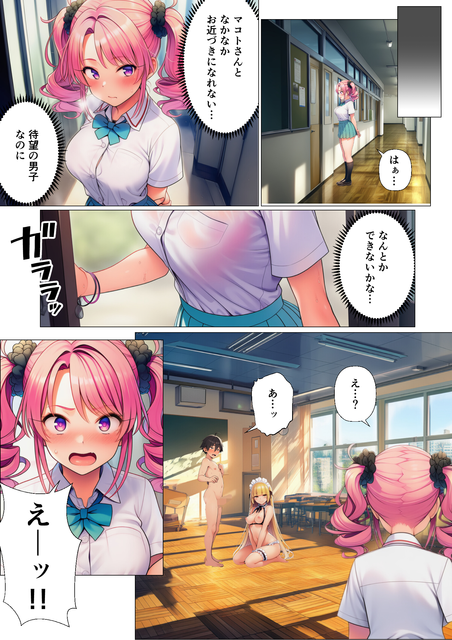 【えろまんが】転校先で入部した部活がハーレムすぎて最高なんですけどwww
