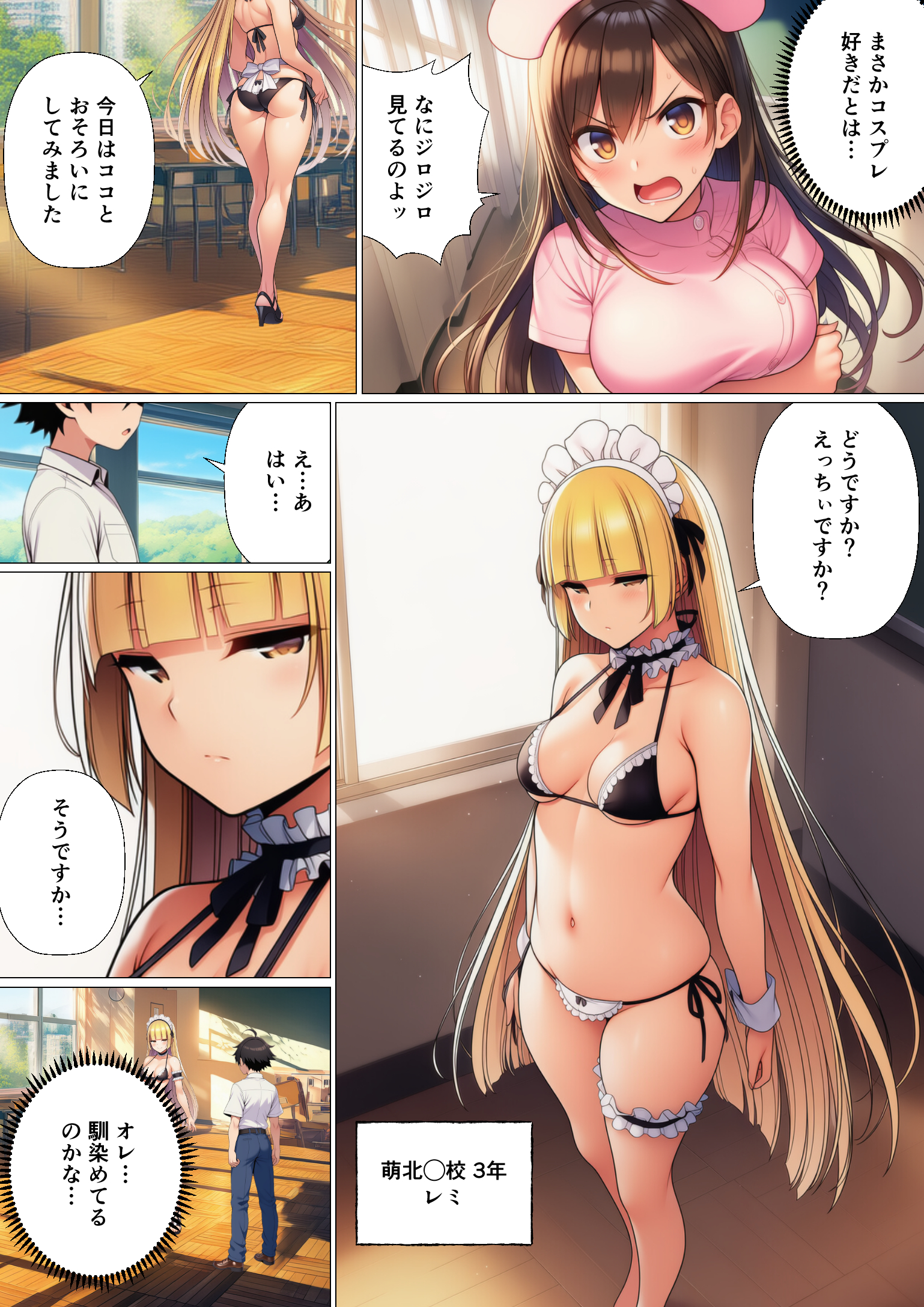 【えろまんが】転校先で入部した部活がハーレムすぎて最高なんですけどwww