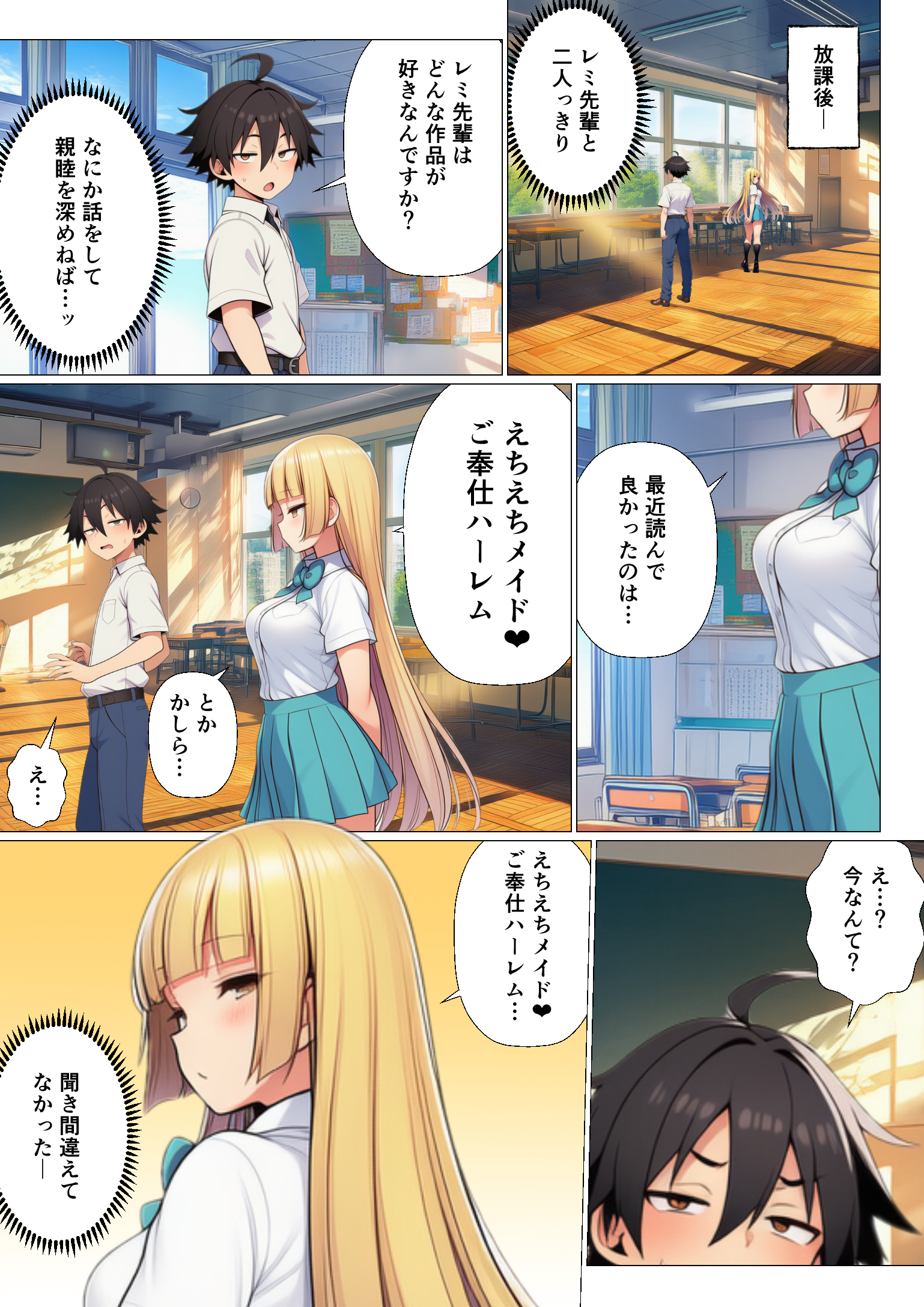 【えろまんが】転校先で入部した部活がハーレムすぎて最高なんですけどwww