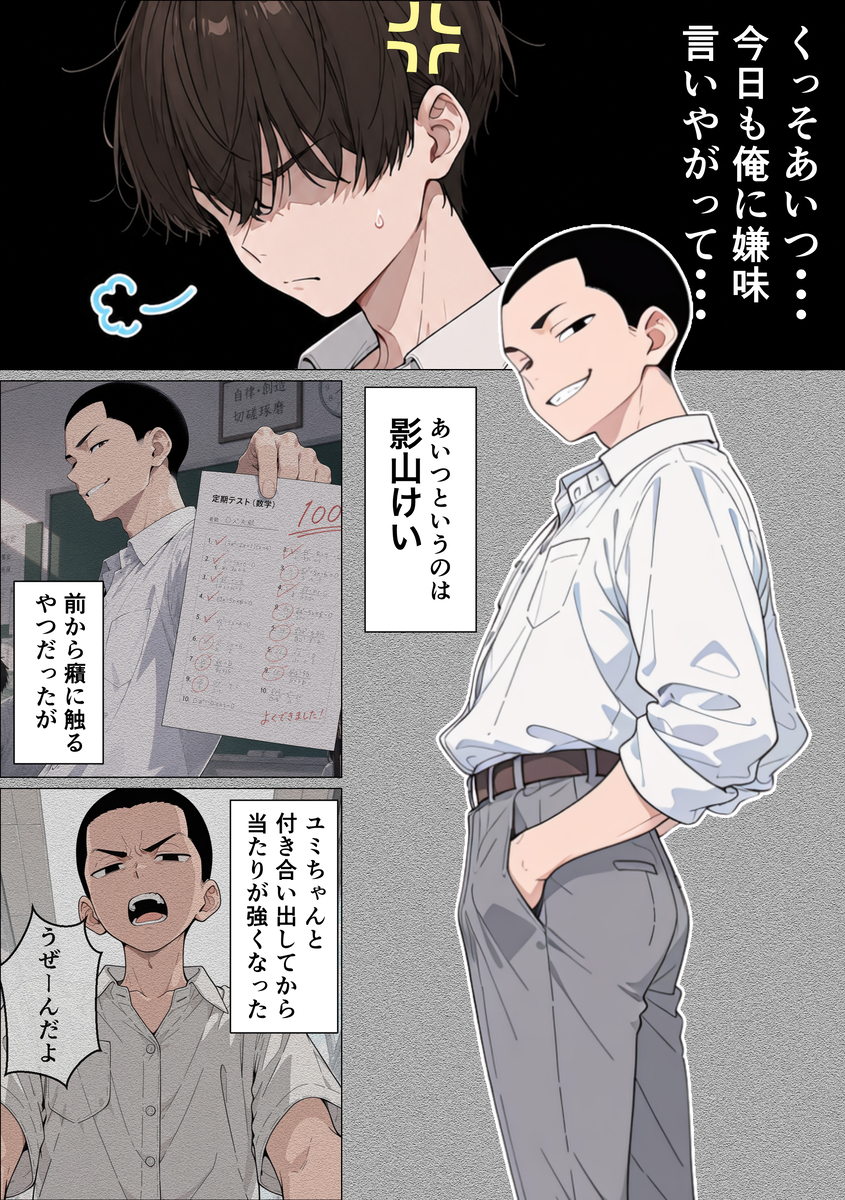 【エロ漫画】NTR鬱勃起確定！彼氏がいるのを忘れて間男とのセックスに溺れる女の子に興奮が収まらないエロ漫画です！
