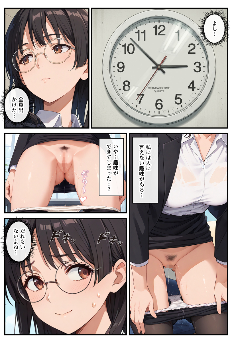 【えろまんが】ムラムラが止まらなくなったOLさん…ついに露出を覚えてしまい…