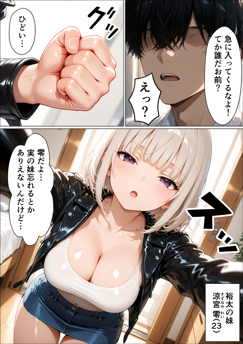 【えろまんが】愛と快感がぶつかり合う近親相姦セックスがエチエチすぎるwww