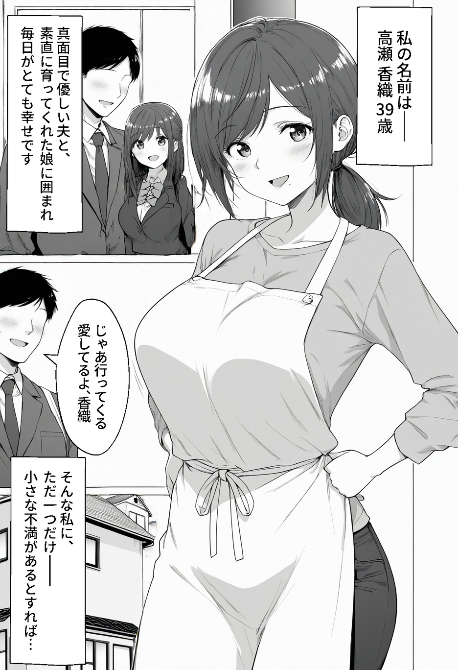 【えろまんが】夫の留守中に配達員との浮気エッチに沼る奥様がシコリティー！