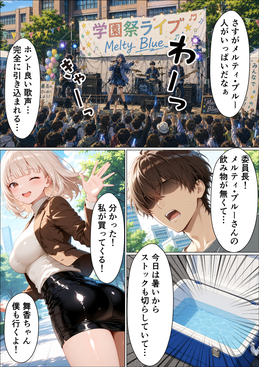 【えろまんが】彼氏との初夜を望んでた女の子がヤバい男達に拉致られて…