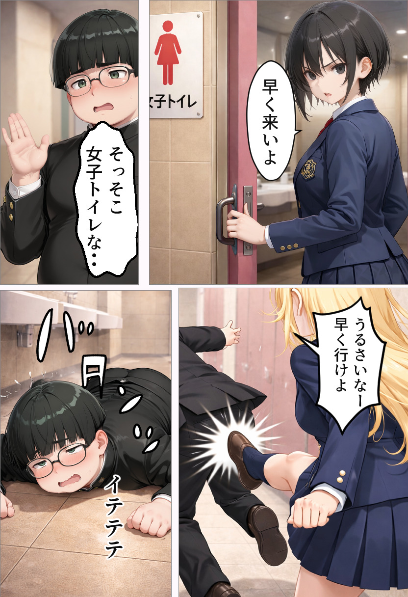 【えろまんが】過去に俺を虐めた女達に復讐エッチって痛快すぎる