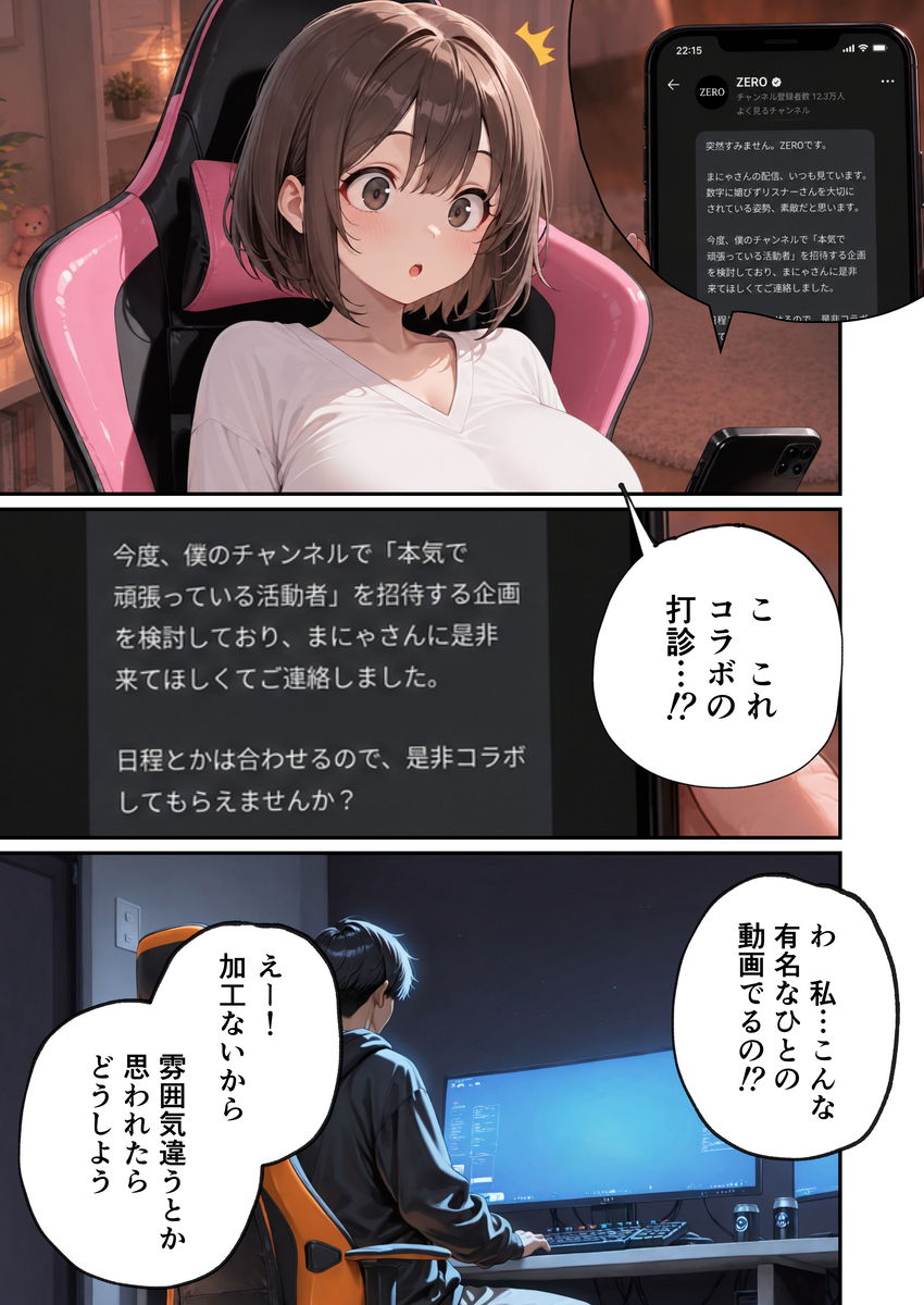 【えろまんが】会員限定サブスクのエッチな配信で稼ぎまくってるOLさんの結末が…