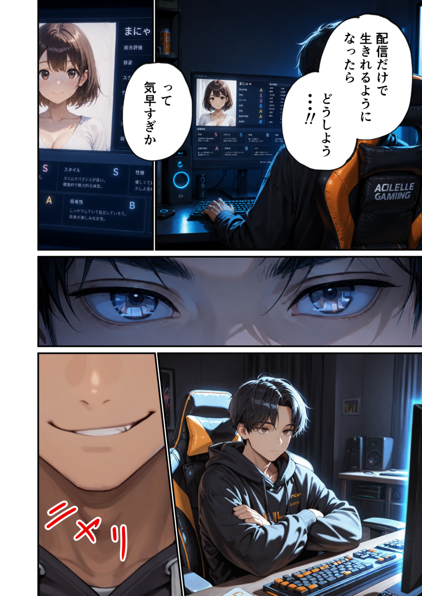 【えろまんが】会員限定サブスクのエッチな配信で稼ぎまくってるOLさんの結末が…