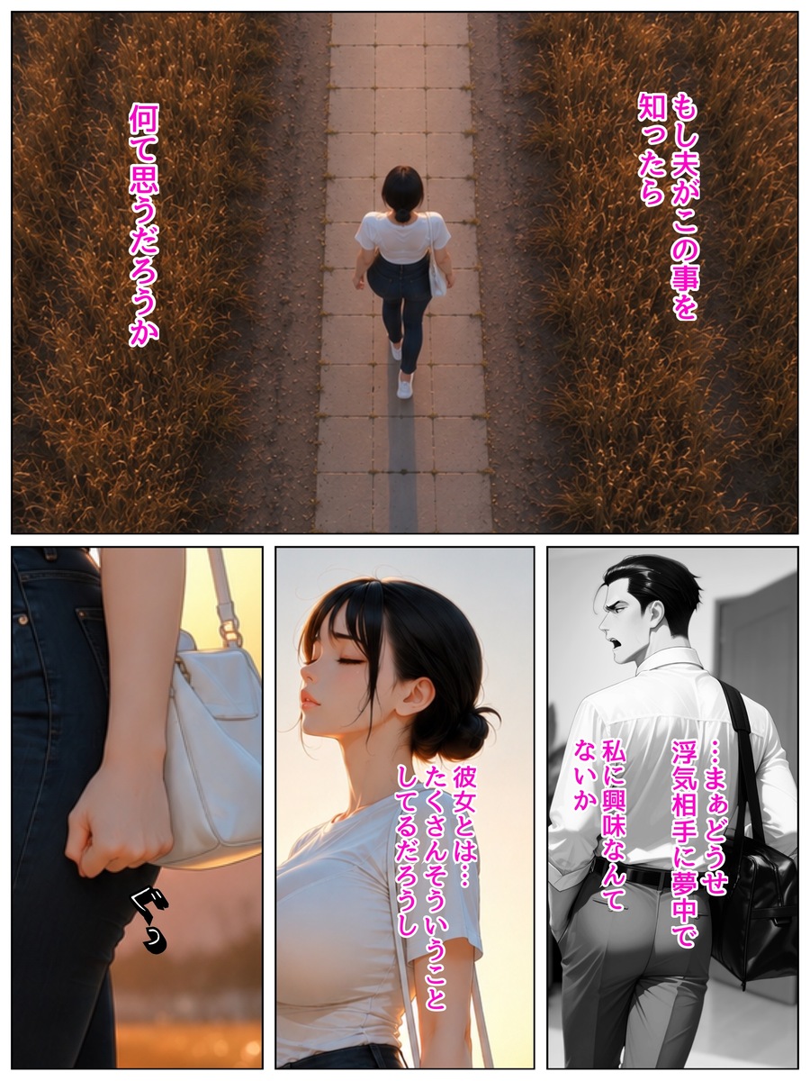 【エロ漫画】夫に相手にされない人妻ナースがエッチな病棟で勤務することに…