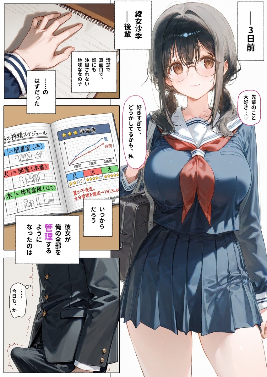 【えろまんが】思春期男女が性欲我慢してからの大解放セックスがエチエチすぎるwww