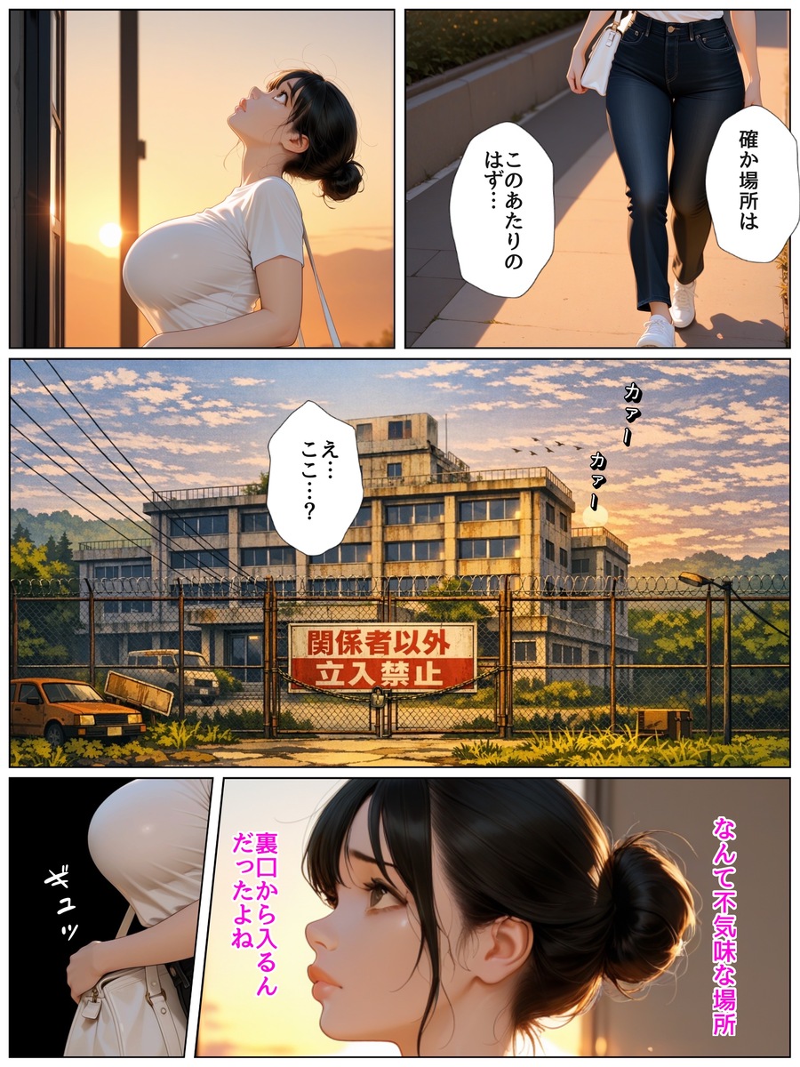 【エロ漫画】夫に相手にされない人妻ナースがエッチな病棟で勤務することに…