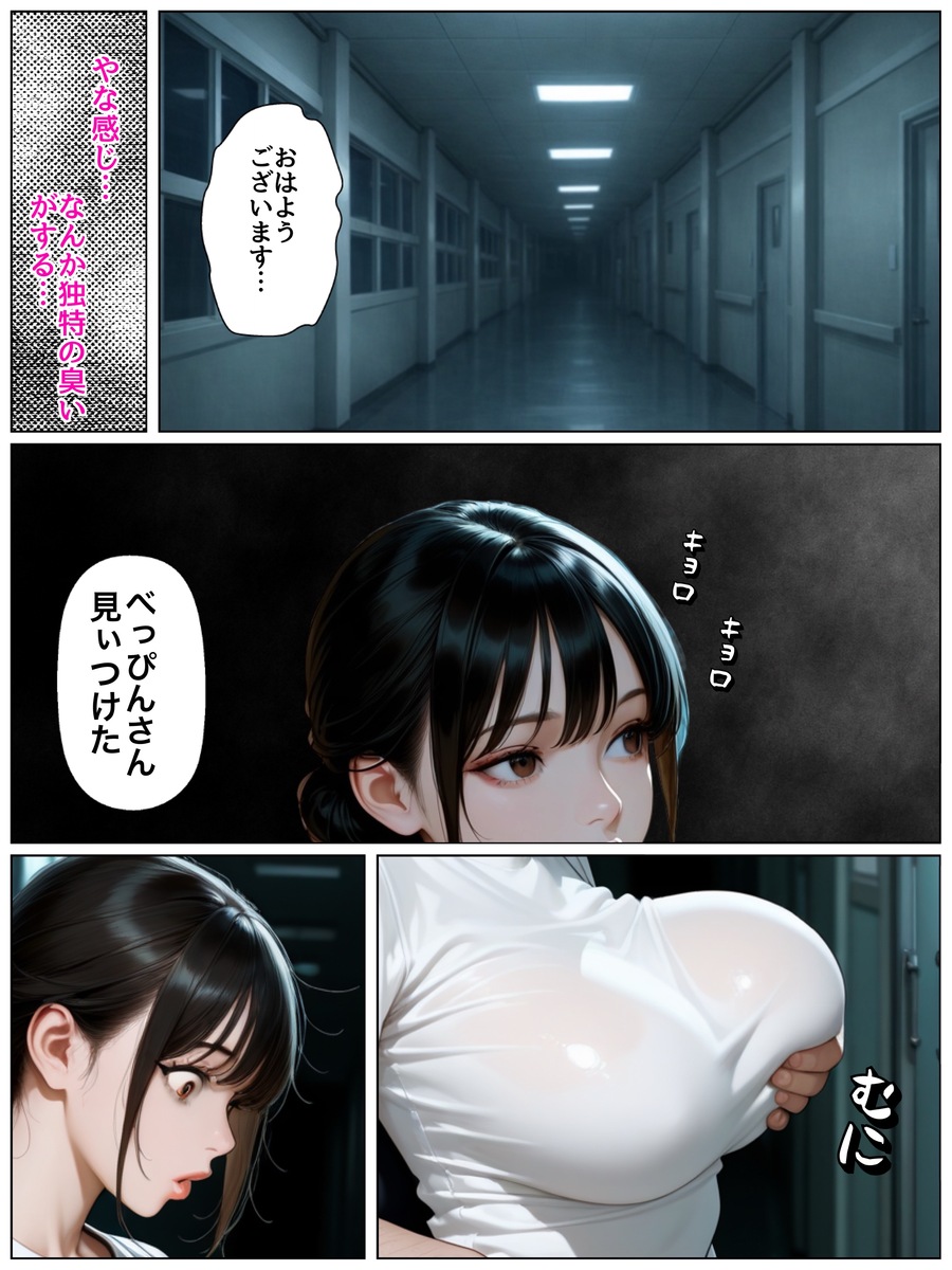 【エロ漫画】夫に相手にされない人妻ナースがエッチな病棟で勤務することに…