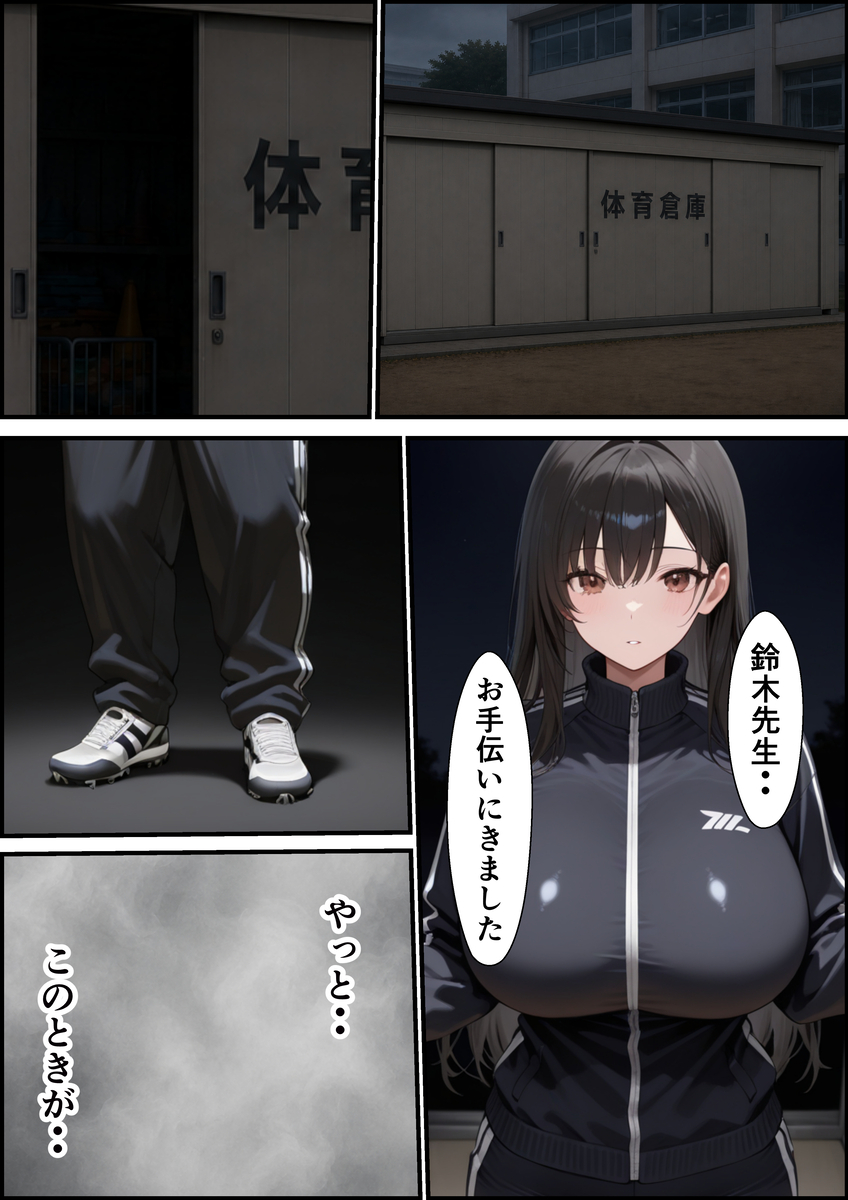 【えろまんが】片思いしてたマネージャーが部活のコーチに狙われて…