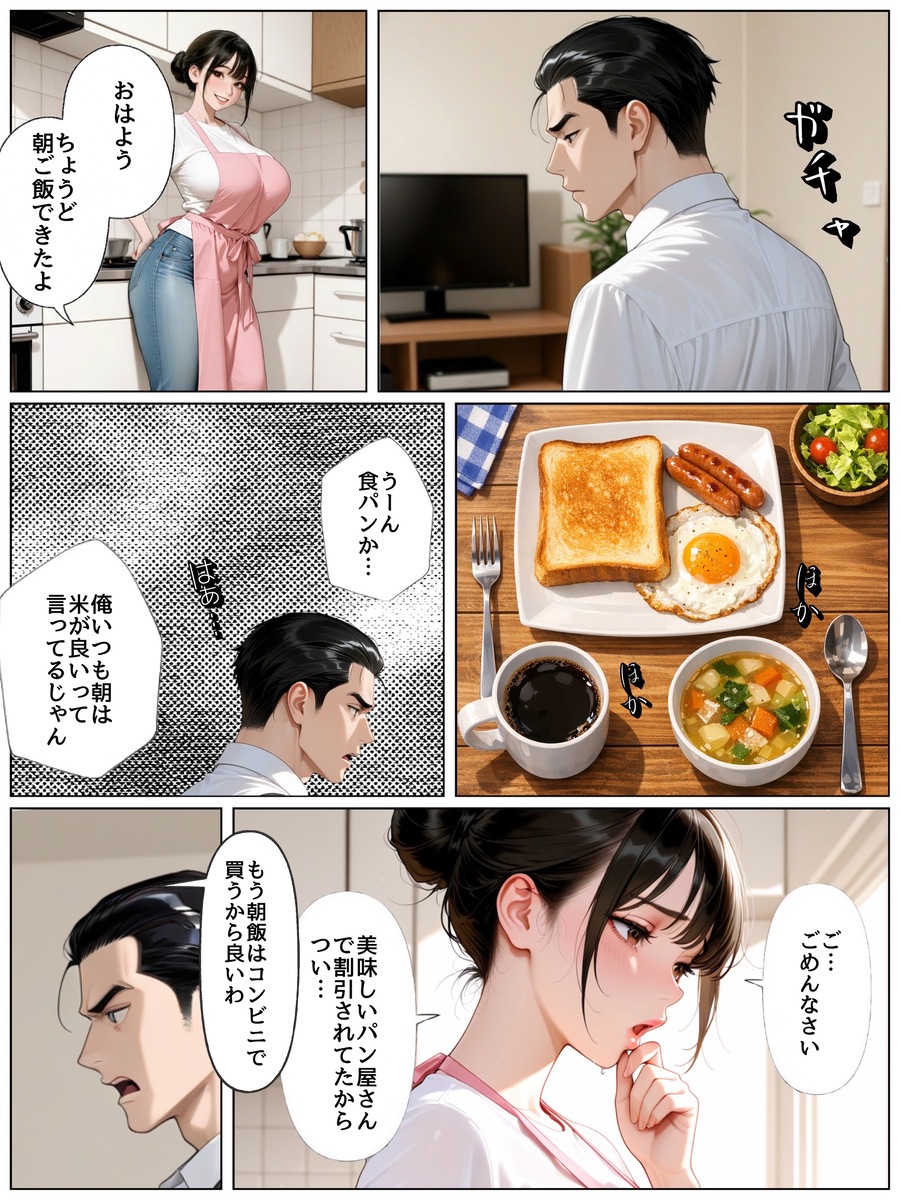 【エロ漫画】夫に相手にされない人妻ナースがエッチな病棟で勤務することに…