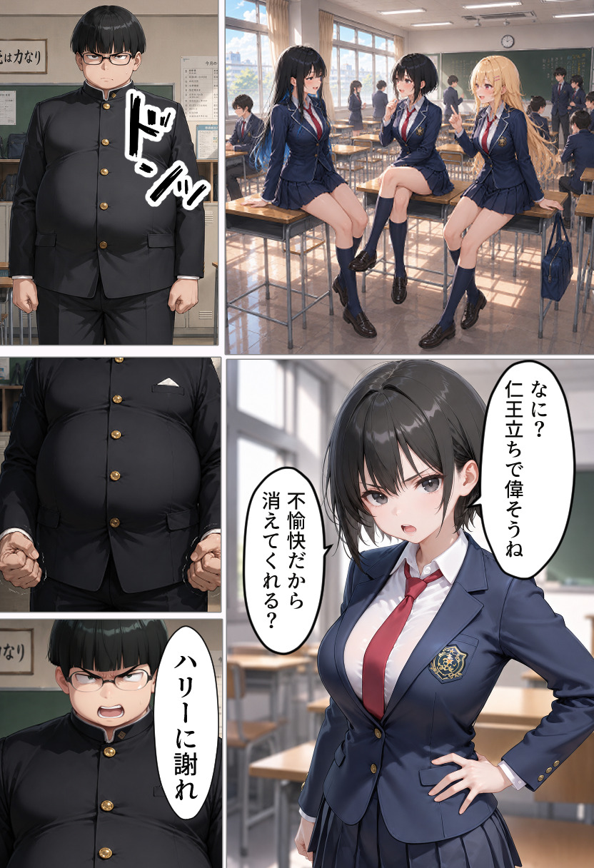 【えろまんが】過去に俺を虐めた女達に復讐エッチって痛快すぎる