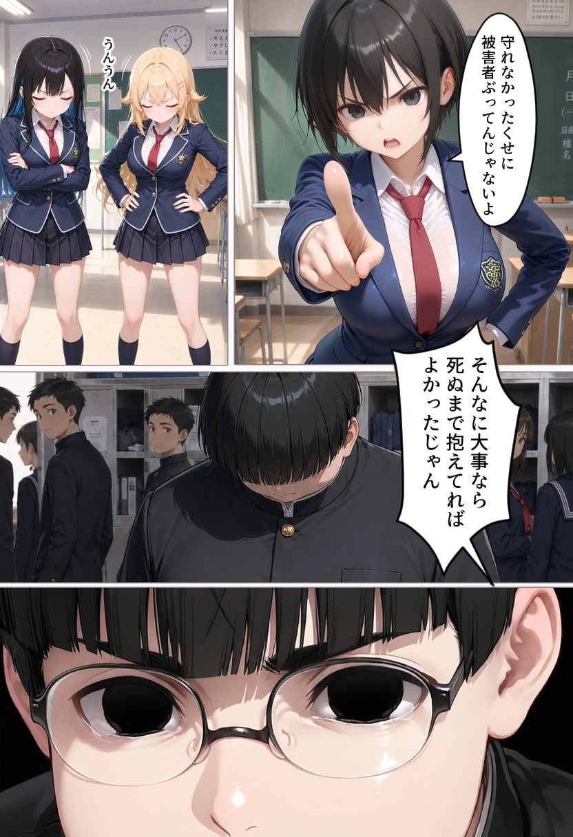 【えろまんが】過去に俺を虐めた女達に復讐エッチって痛快すぎる