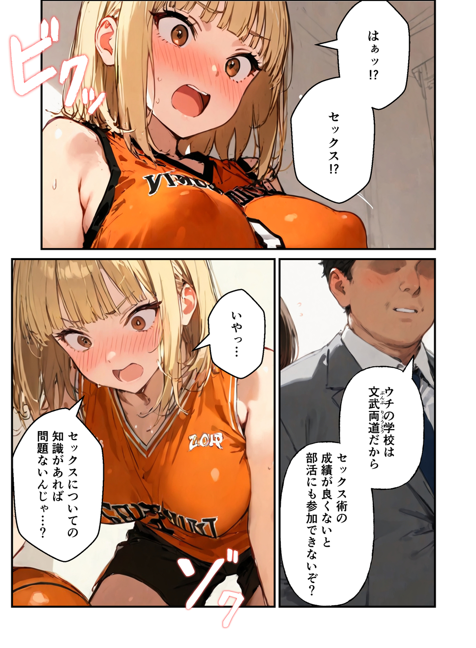 【エロ漫画】部活女子達が種付けセックスしてる姿がヤバ過ぎるwww