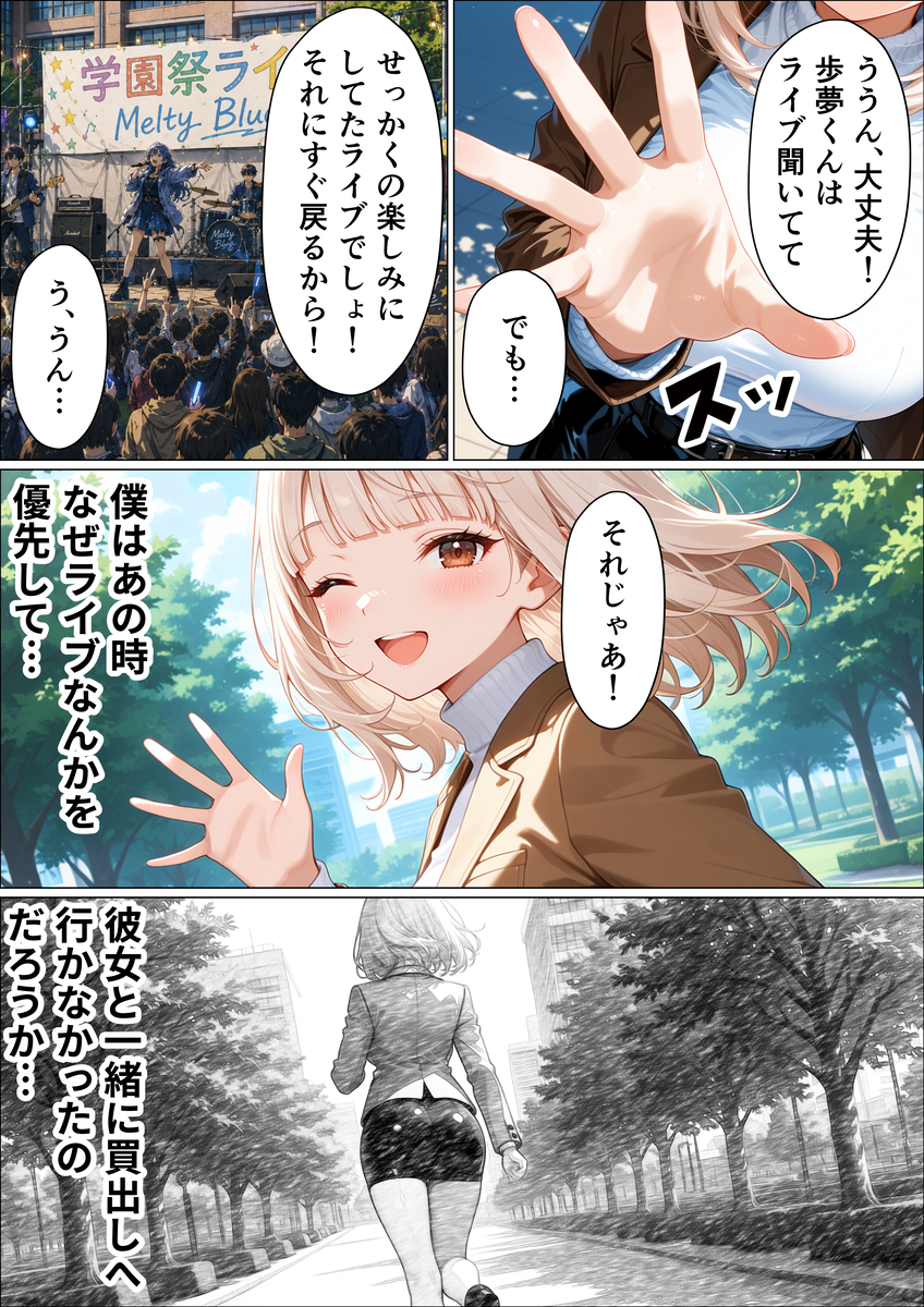 【えろまんが】彼氏との初夜を望んでた女の子がヤバい男達に拉致られて…